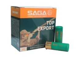 Caja de cartuchos SAGA Export 34 12 GA 25 unds. x caja perdigón Nº 4 (de 34 grs.)