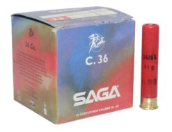 Caja de cartuchos SAGA Especial Caza .410 25 unds. x caja perdigón 00  de 11 grs.