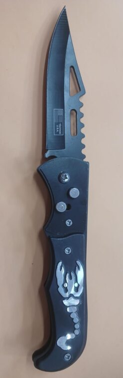 CUCHILLO PLEGABLE SCORPION MATERIAL ACERO